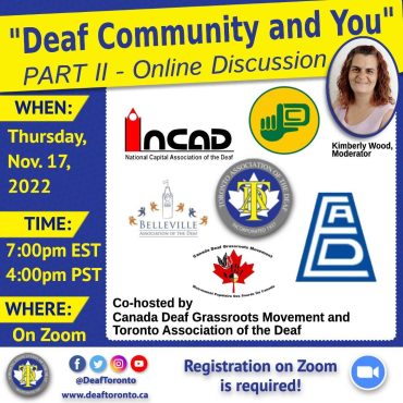BY POPULAR DEMAND: Part II of "Deaf Community and You"