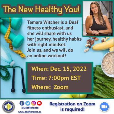 "THE NEW HEALTH YOU!" - TAD online event